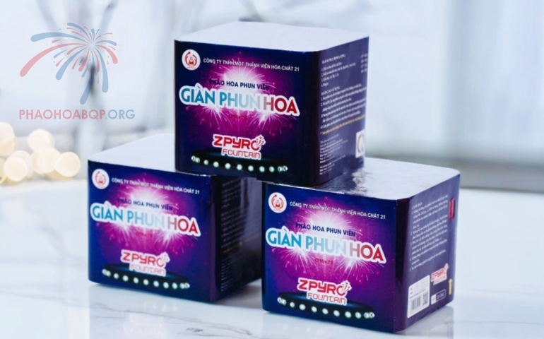 Pháo Hoa Giàn Phun Hoa Z121