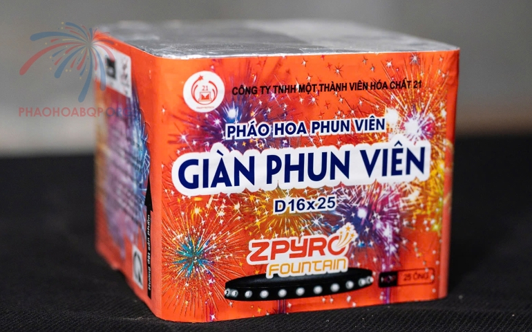 Pháo Hoa Giàn Phun Viên Z121