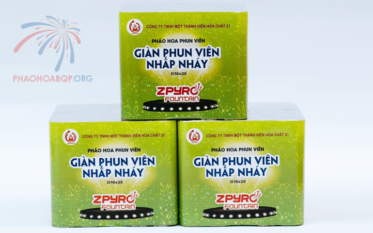 Pháo Hoa Giàn Phun Viên Nhấp Nháy Z121